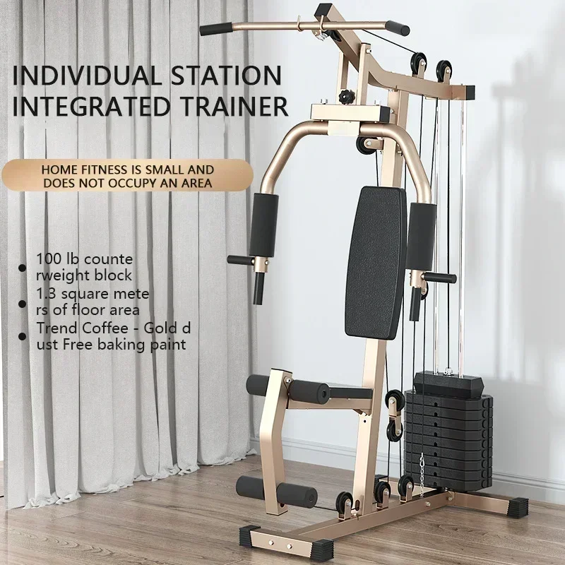 2026 Commercial Chest Expander Single Standing Comprehensive Trainer Home And Trend Gold Fitness Smith Machine2026