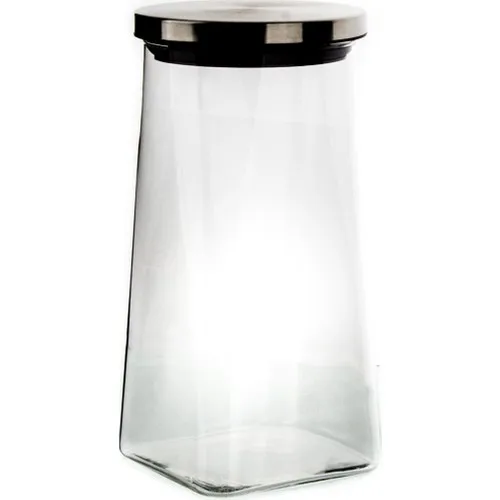 Klt Geo Metal Cover Glass Storage Container 1200 ml