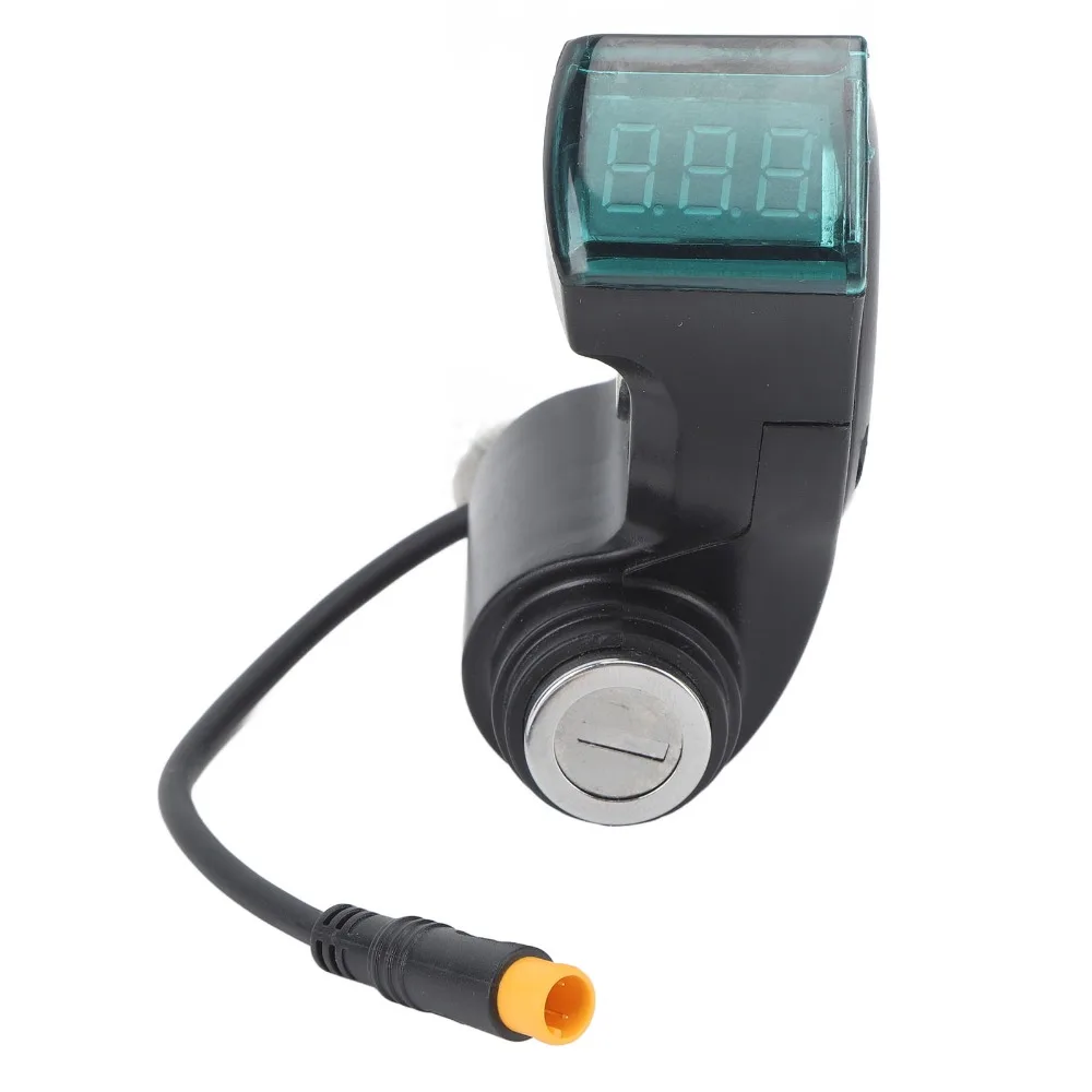 

Замок переключателя электрического скутера из АБС-пластика, 3-контактный водонепроницаемый замок переключателя на руле электрического скутера, замок переключателя цифрового дисплея скутера