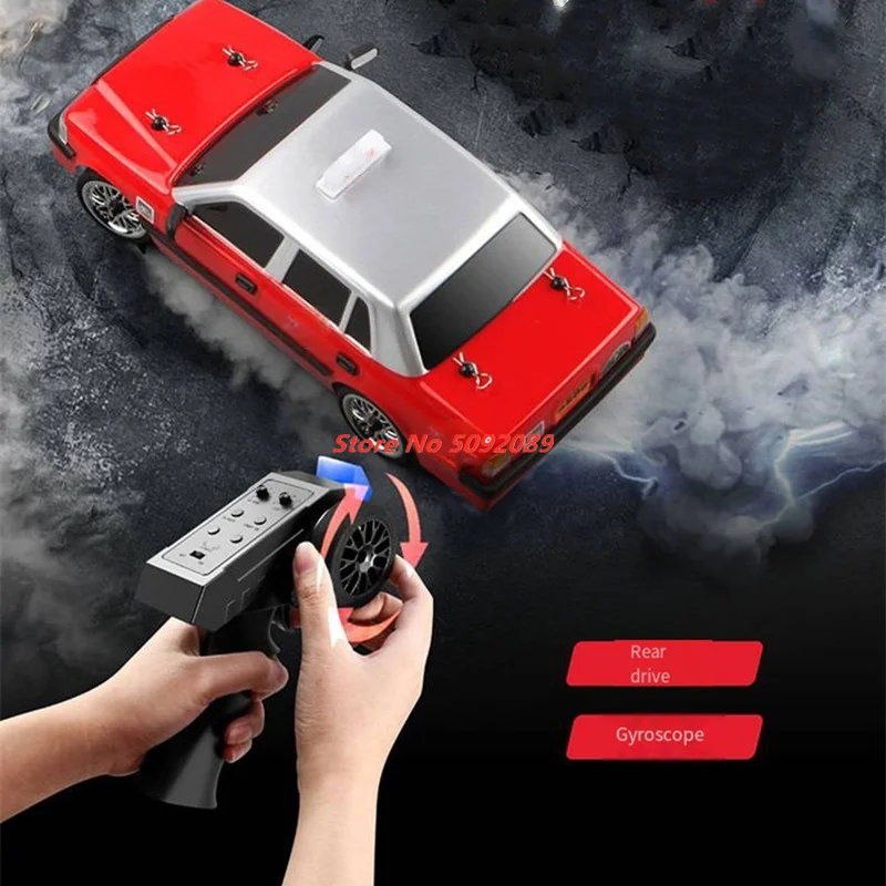 High Speed 1:16 Full Scale Remote Control Drift Car Remote Control Car Wind Classic Red Taxi Model Adult Kids rc Toy Gifts Boys