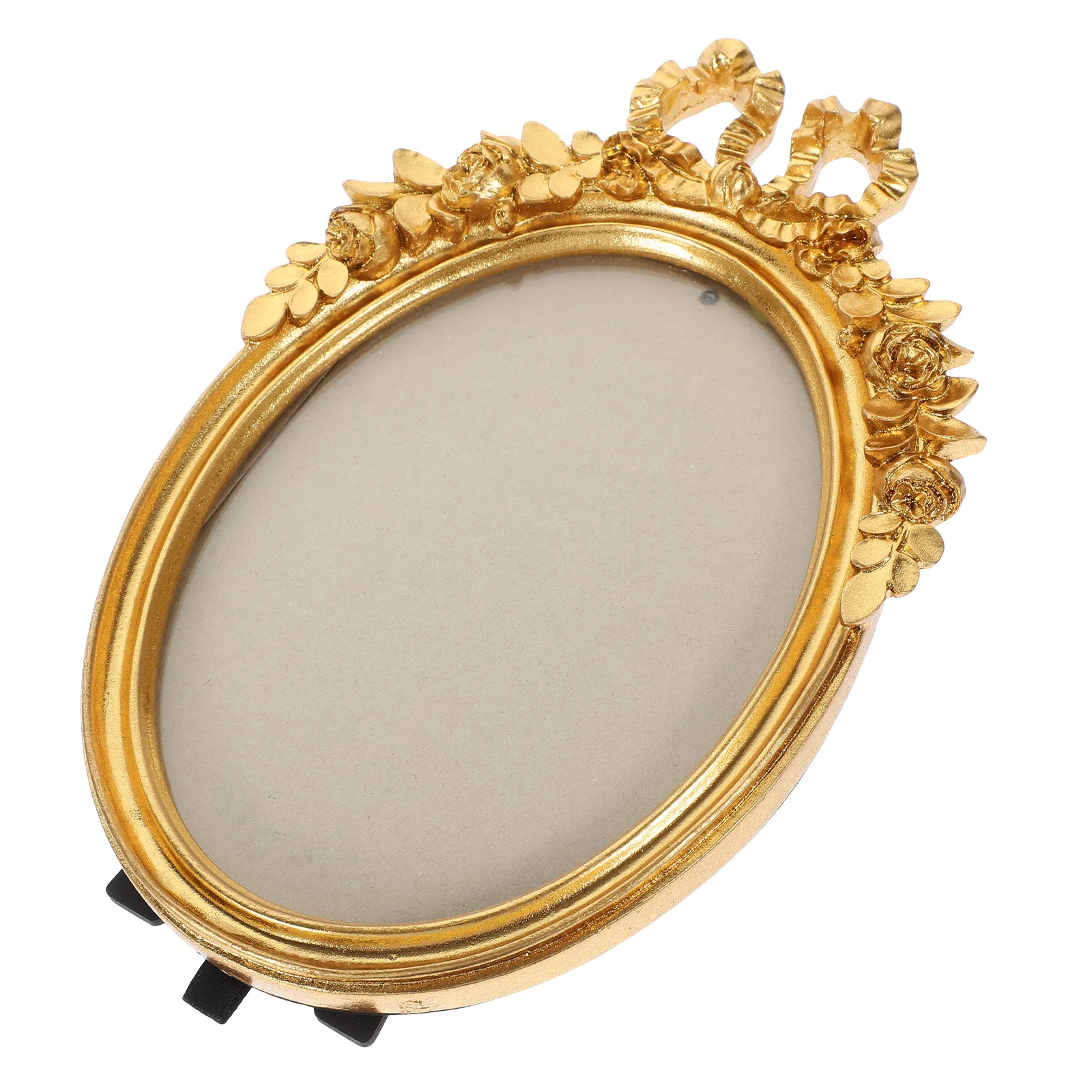 

1pc Oil Painting Style Resin Photo Frame Retro Desktop Display For Living Room Bedroom Decor Tabletop Picture Frame