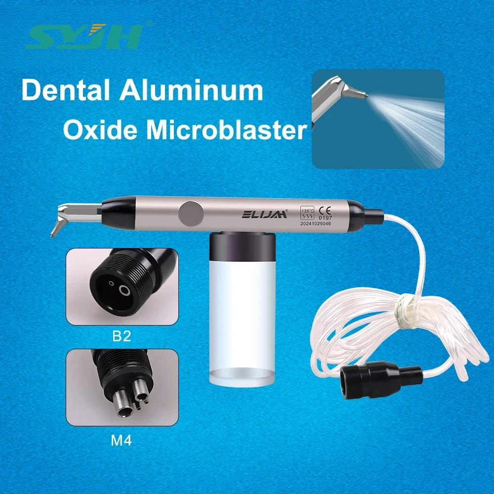 

2/4 Holes Dental Aluminum Oxide Sand-blasting Gun Blaster Interface Microetcher Sandblasting Air Abrasion Polisher Dental Tools