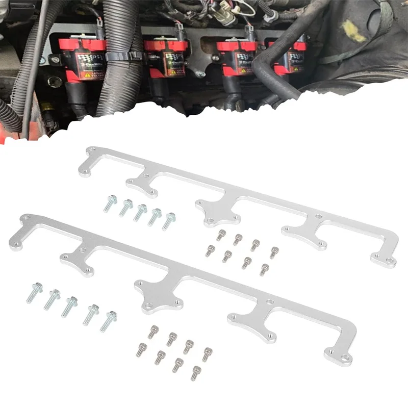 

Truck Side Bolt Ignition Coil Brackets Installation Valve Cover Fits for 551531 5.3L LS LSX D585 Swap Heat Sink LY2 LY5 LY6 LC8