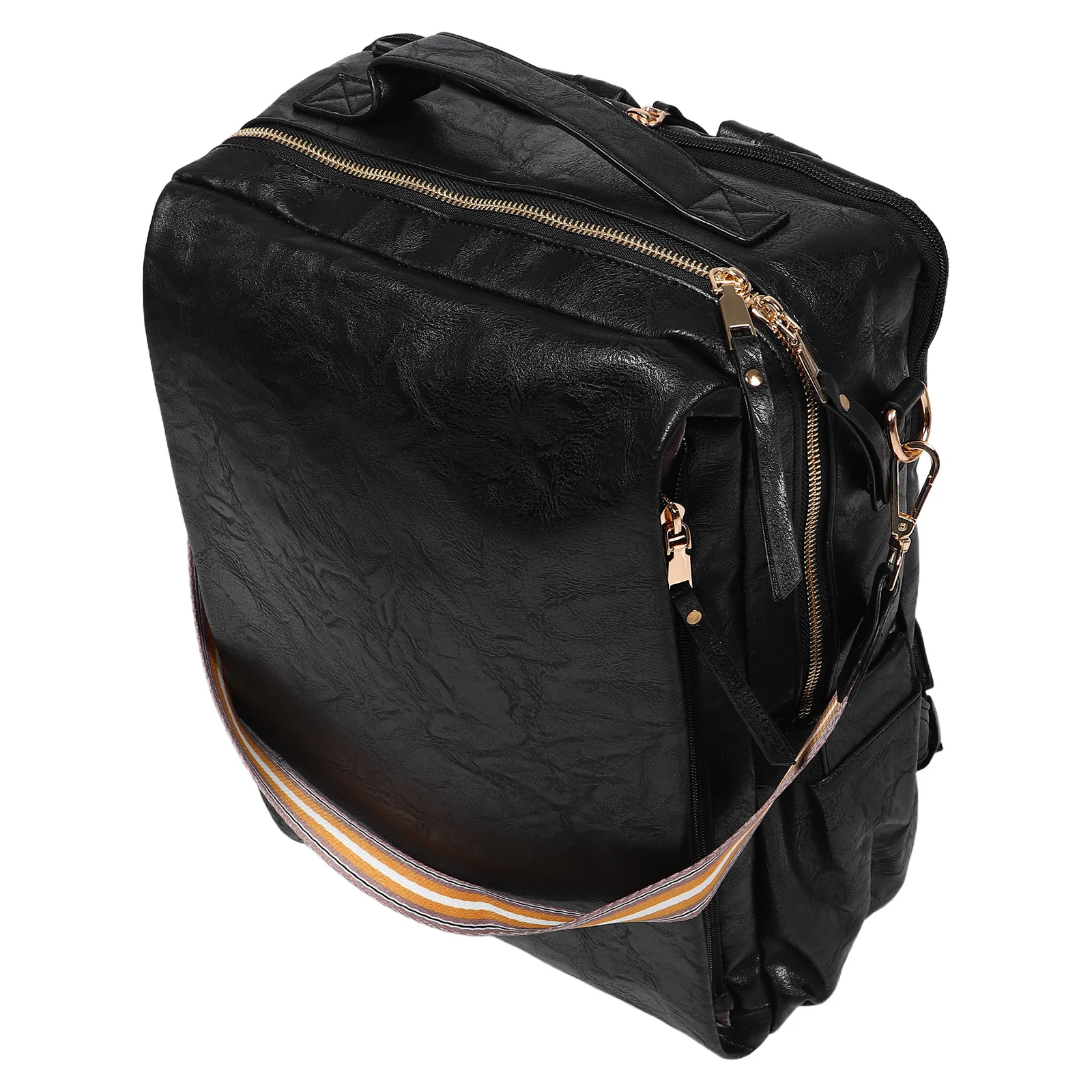 

Laptop Backpack for Women Men PU Stylish Computer Work Backpack Waterproof Business Travel Daypack 16.11x12.58x6.29in