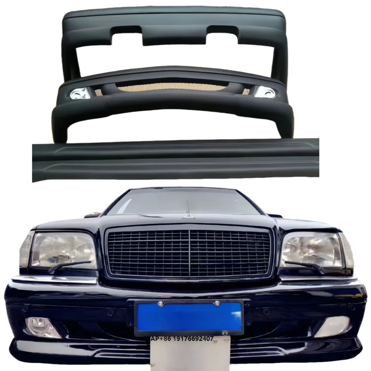 

Бампер для Mercedes S-Class W140 1993, для Mercedes S600, передние и задние бамперы, обновленный комплект кузова WD, заднее крыло