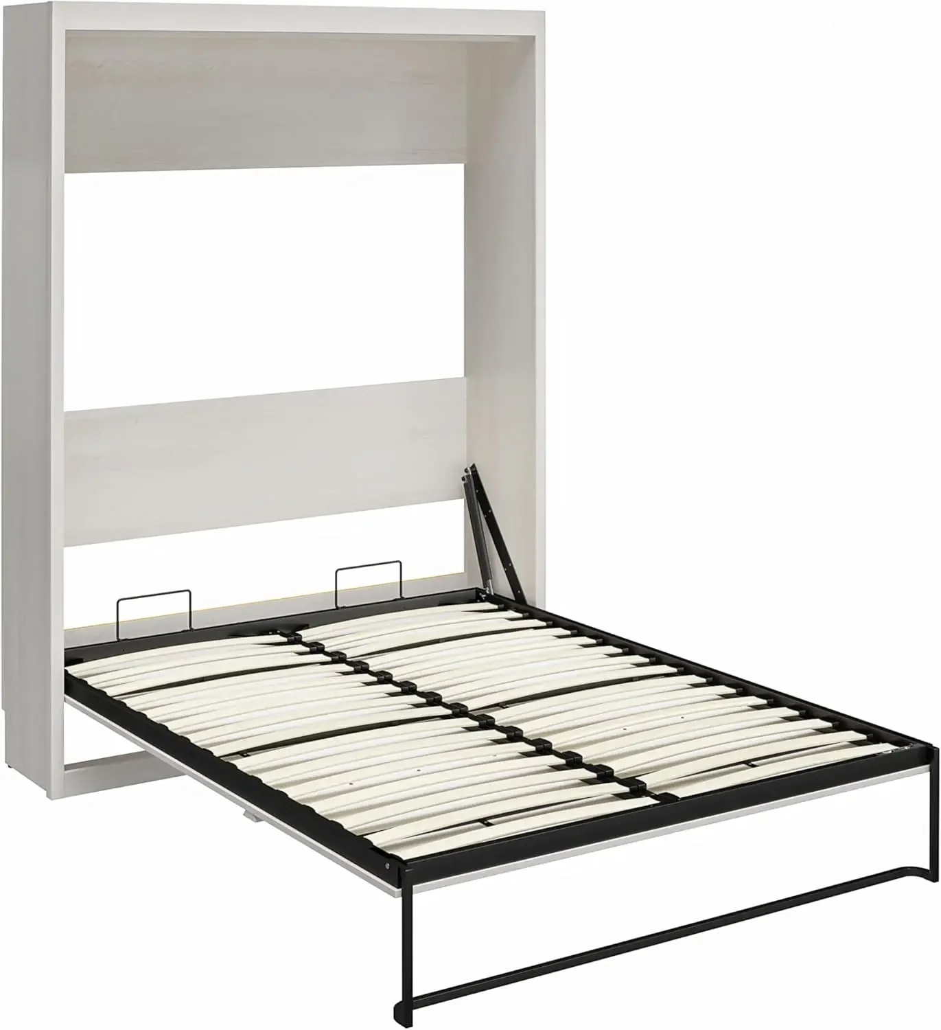 

Full Murphy Wall Bed in Ivory Oak 16.38"L X 59.37"W X 82.6"H Constructed From High-quality Wood Easy To Assemble
