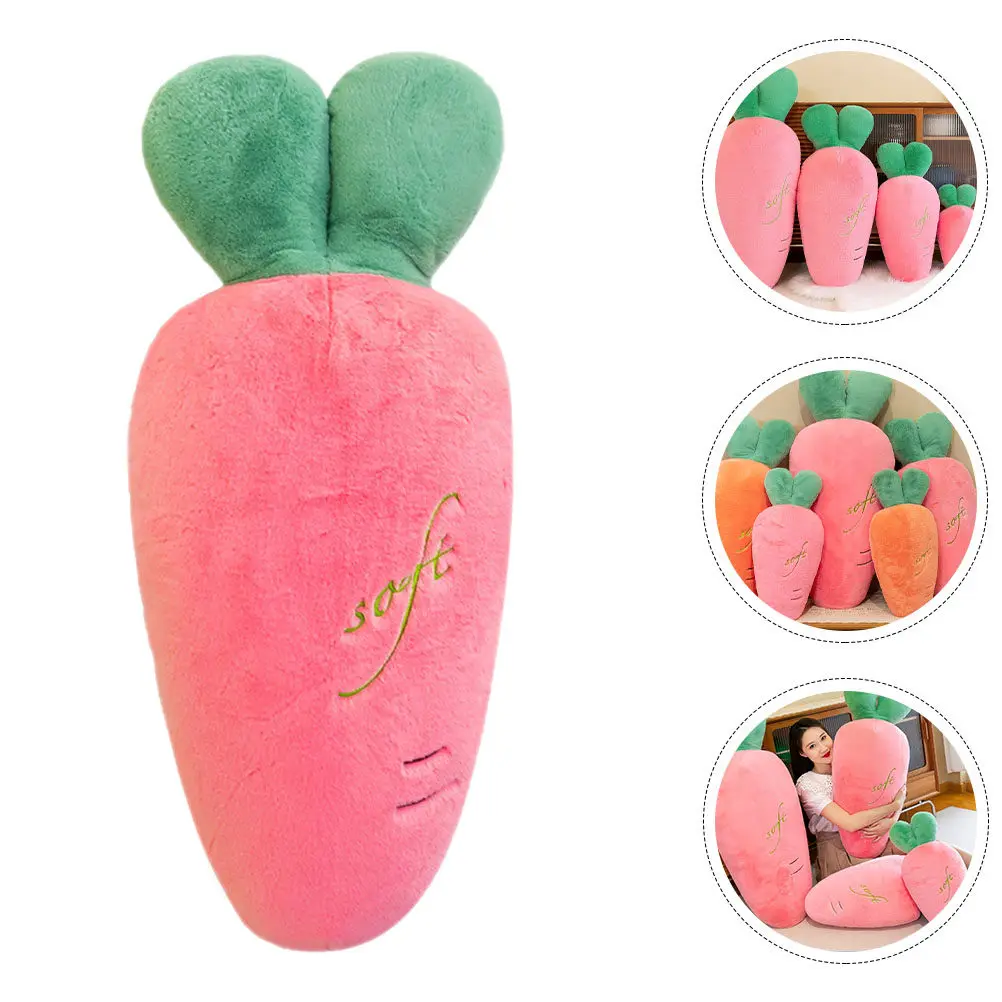 

Мягкая подушка-обнимашка в форме морковки для декора детской комнаты, дивана, заднего сиденья автомобиля, домашнего офиса, подарок для объятий и уютного отдыха
