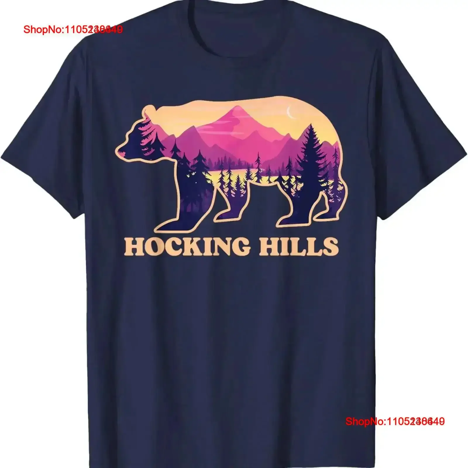 Bear Hocking Hills State Park Ohio OH Canoe Kayak Souvenirs T Shirt vintage Washed Comfortable Versatile designer clothes