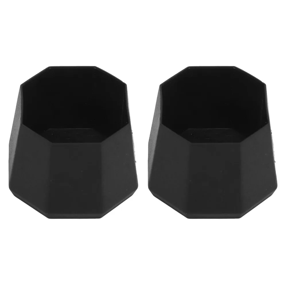 2pcs ABS Tennis Racket Butt Cap Black Large Racquetball Racket Cover Replacement Tennis Racket End Cover Tennis Rackets