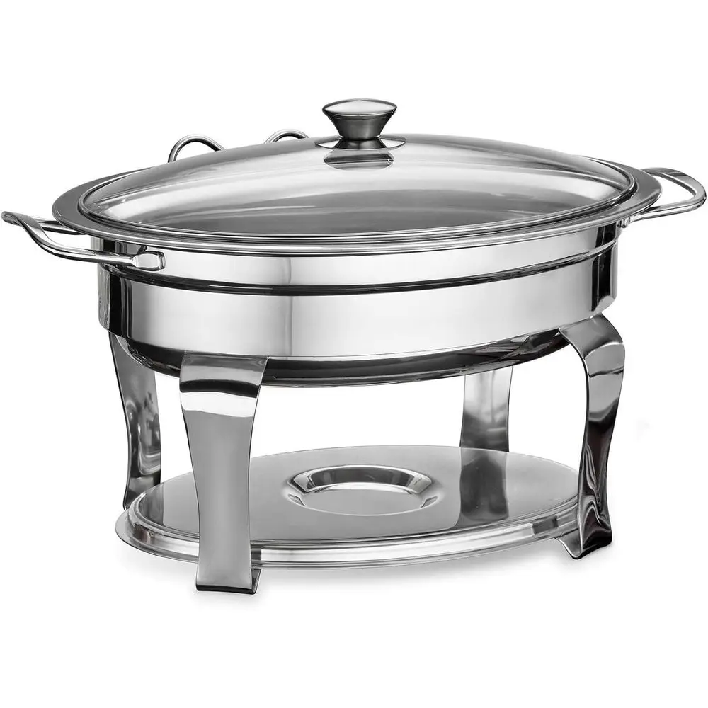 

Овальный мармит из нержавеющей стали объемом 4,2 литра, идеально подходит для фуршетов, вечеринок и кейтеринга