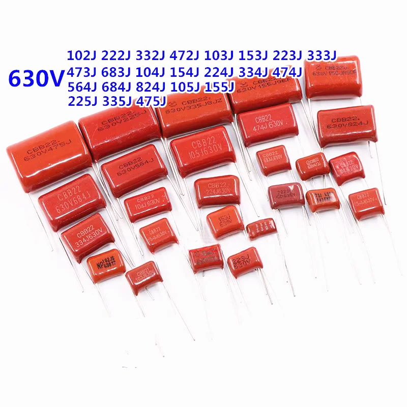 Clearance Sale CBB22/21 capacitors 1.8UF 155J 223J 225J 333J 405 474J 475J 684J 824J 400V 450V 2KV 500V 630V