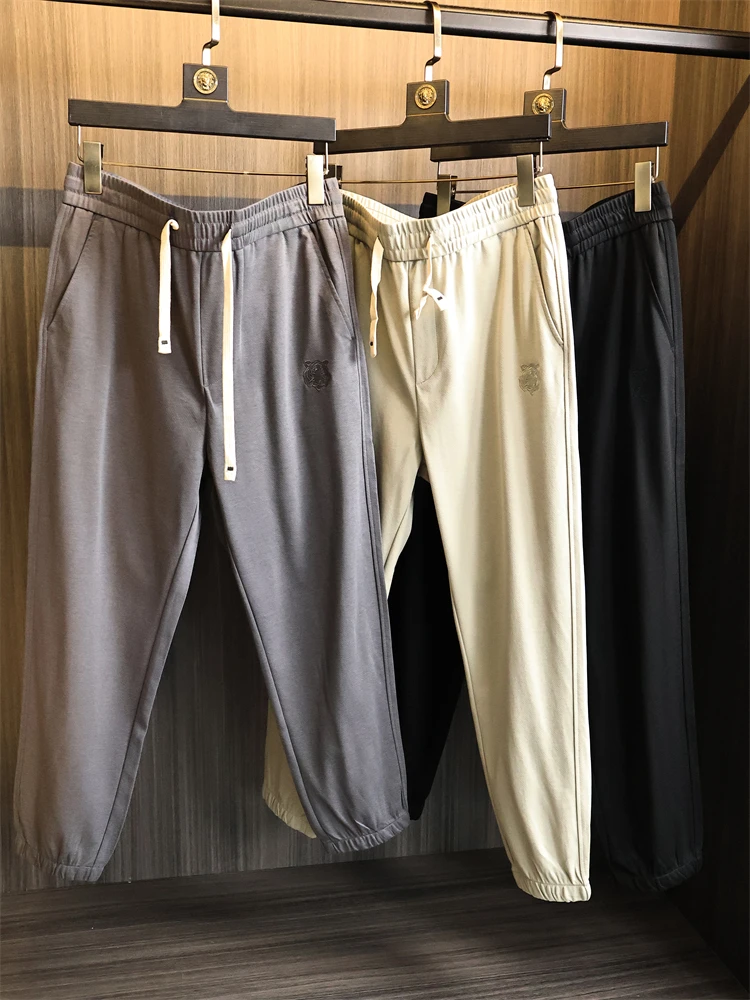 

Приятный для кожи диагональный узор! Изысканная вышивка головы тигра! Летняя мужская японская одинарная дышащая спортивная повседневная одежда...