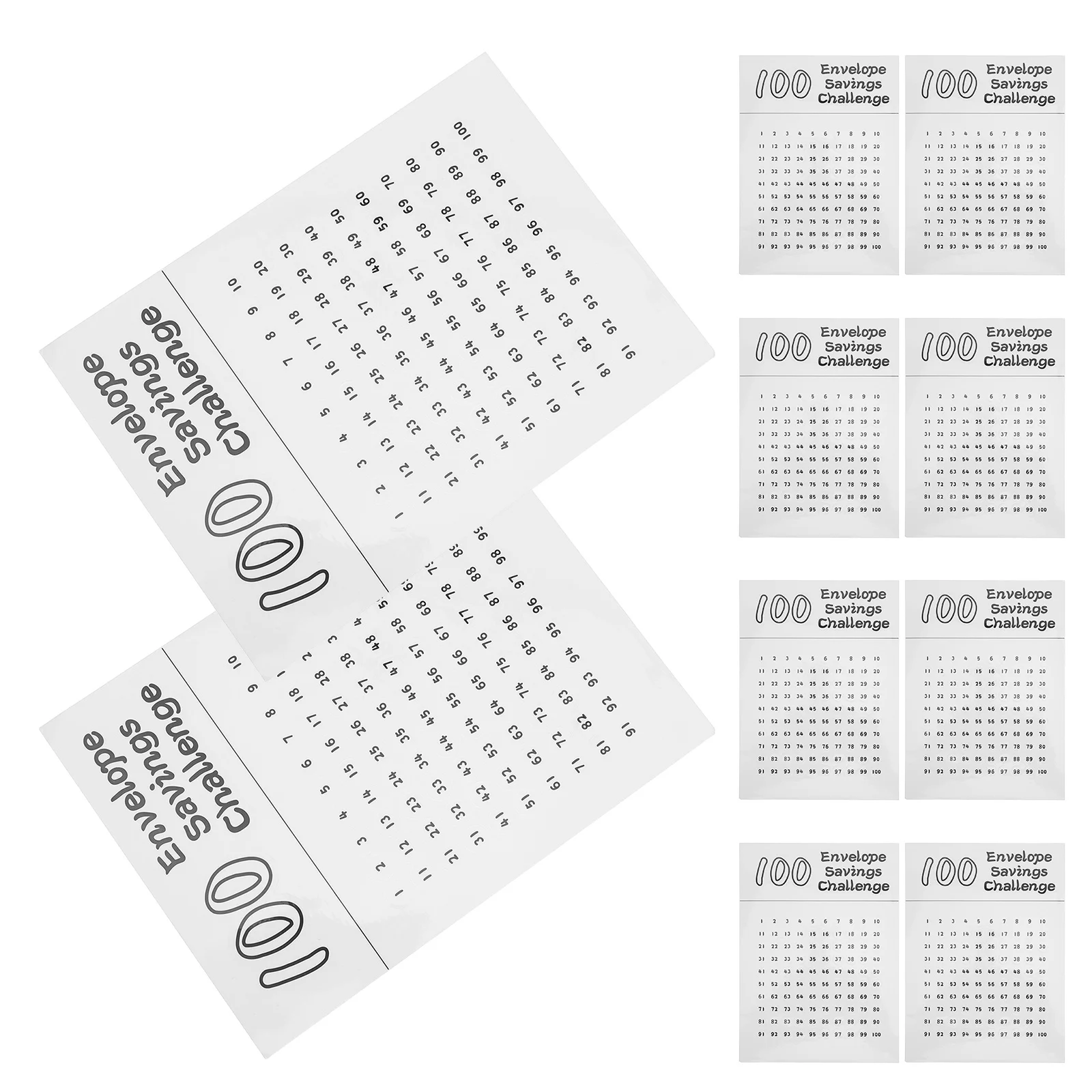 

Round Number Stickers Waterproof Adhesive Labels for Planner Organization Classroom Decor Learning 1-100 Circular