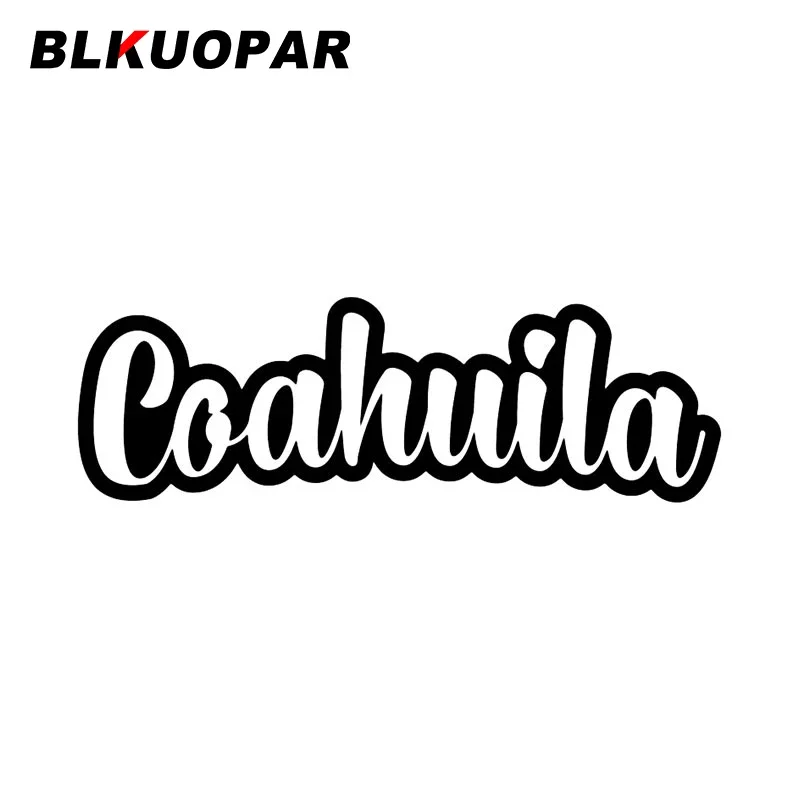BLKUOPAR Coahuila pegatina de coche personalidad impermeable troquelado protector solar divertido oclusión rasguño motocicleta accesorios de coche