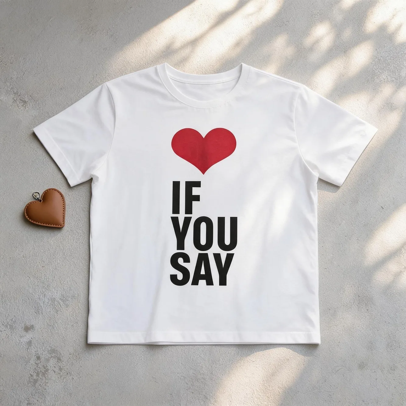 Love If You Say Kpop Shirt, Oversized Short Sleeve Classic Heavy Cotton T Shirt Printed Graphic Tee Women's Casual Short-Sleeved Top