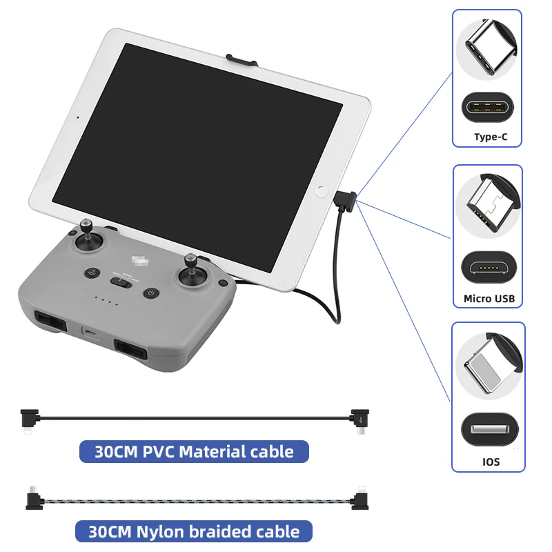 Fernbedienung Tablet Erweiterte Halterung Halterung für DJI Mavic 3/Air 2/Mini 2/Mini 3 Pro sender Tablet Clip Halter Zubehör