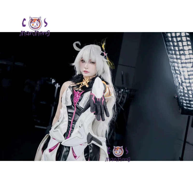 

Honkai Impact 3 Kiana Cosplay Collab Series: Game Herrscher of the Void Kiana Costume XS-2XL Halloween Accessory prop wig set