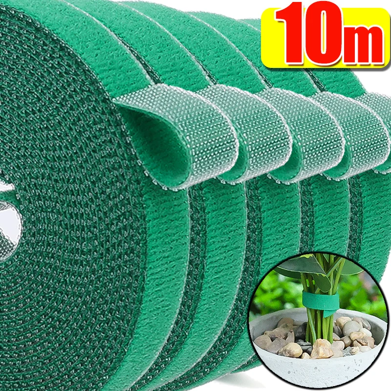 

1/3Rolls Self Adhesive Plant Ties Adjustable Nylon Plant Vine Growth Support Fastener Data Cable Organizer Home Garden Supplies