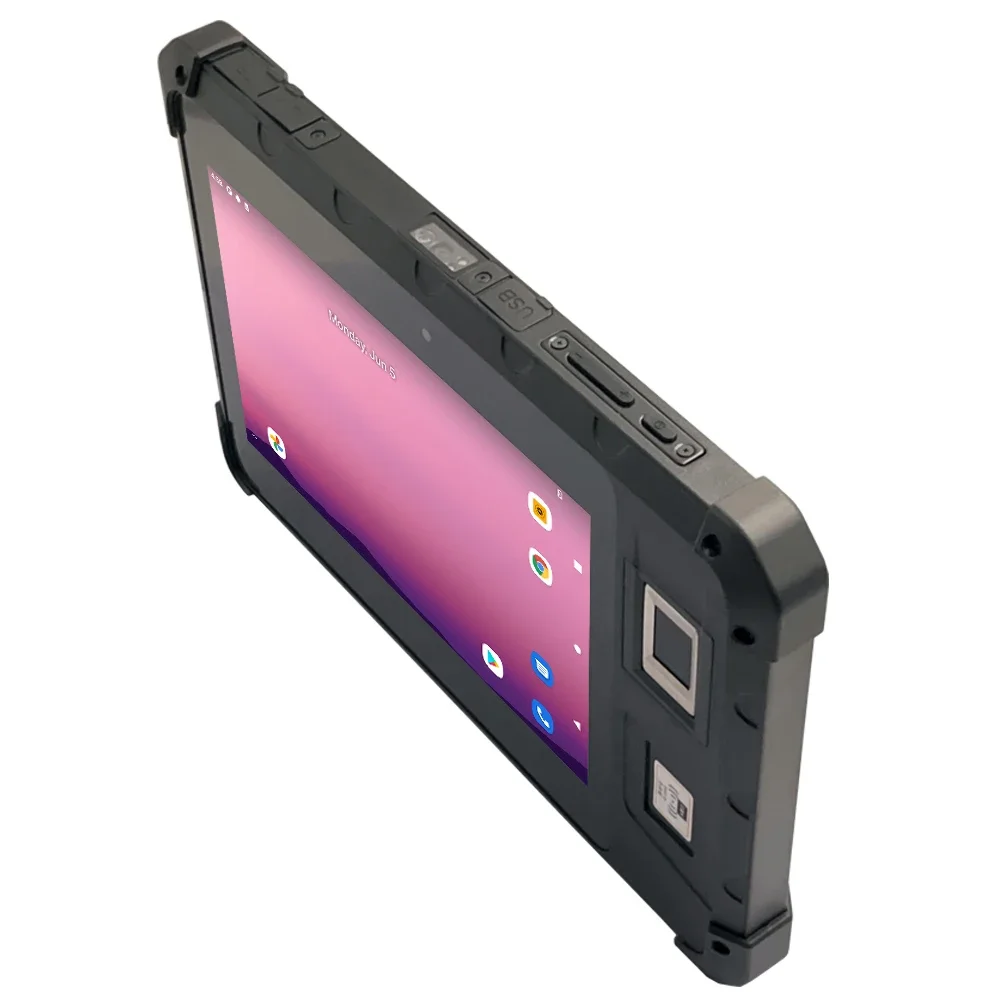 QS805 8-Inch Android 11 Rugged Tablet PC NFC BT WIFI MTK Octa Core Industrial IP65 Waterproof 4G LTE Android 11 Rugged Tablet