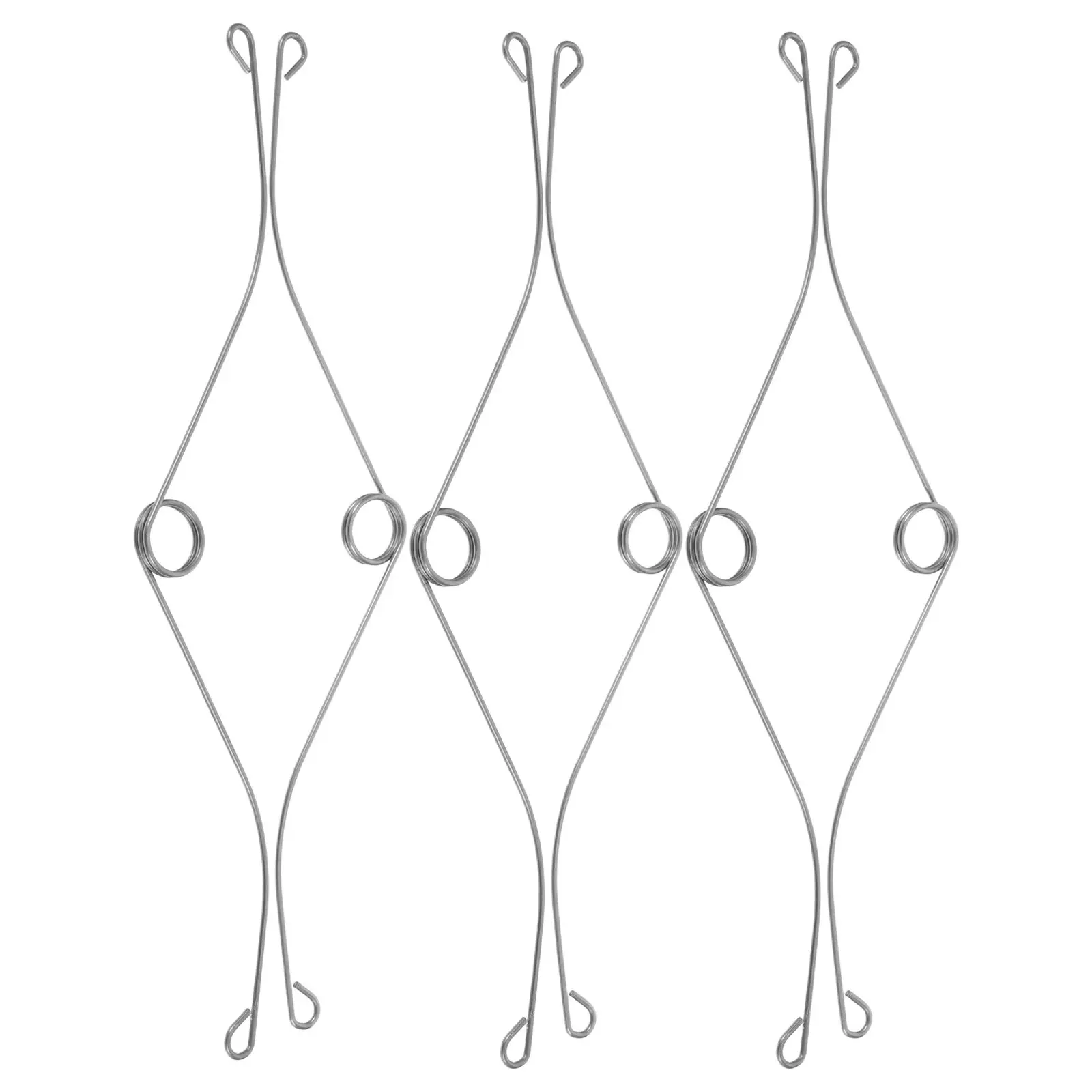 Bathroom Exhaust Fan Spring Clips 5 Pack 4x156mm Stainless Steel Ventilation Replacement Parts