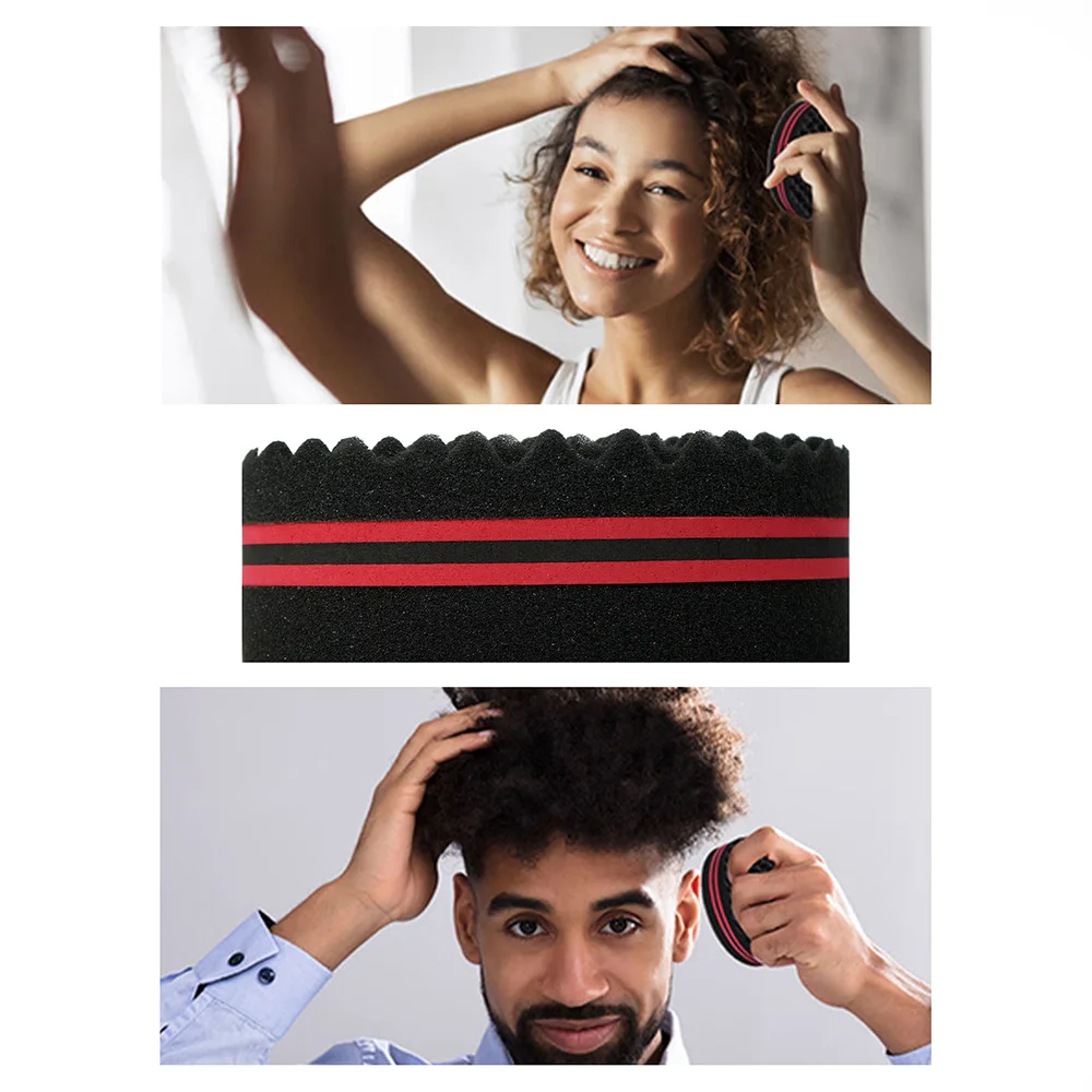 Barbershop Wave Shaped Hair Brush Set
