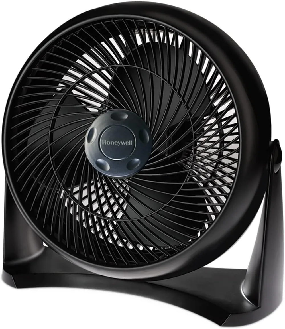 Ventilador interno da circulação do ar, fã pessoal preto médio, silencioso