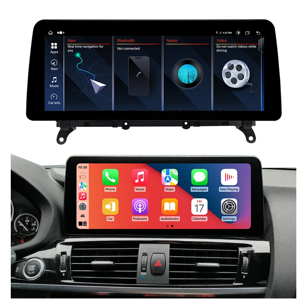 

12.3" 8 Core Android 13 Screen Auto Carplay for BW X3 F25 X4 F26 2011 2014 Multimedia Head Unit Original Navi Upgrade Display