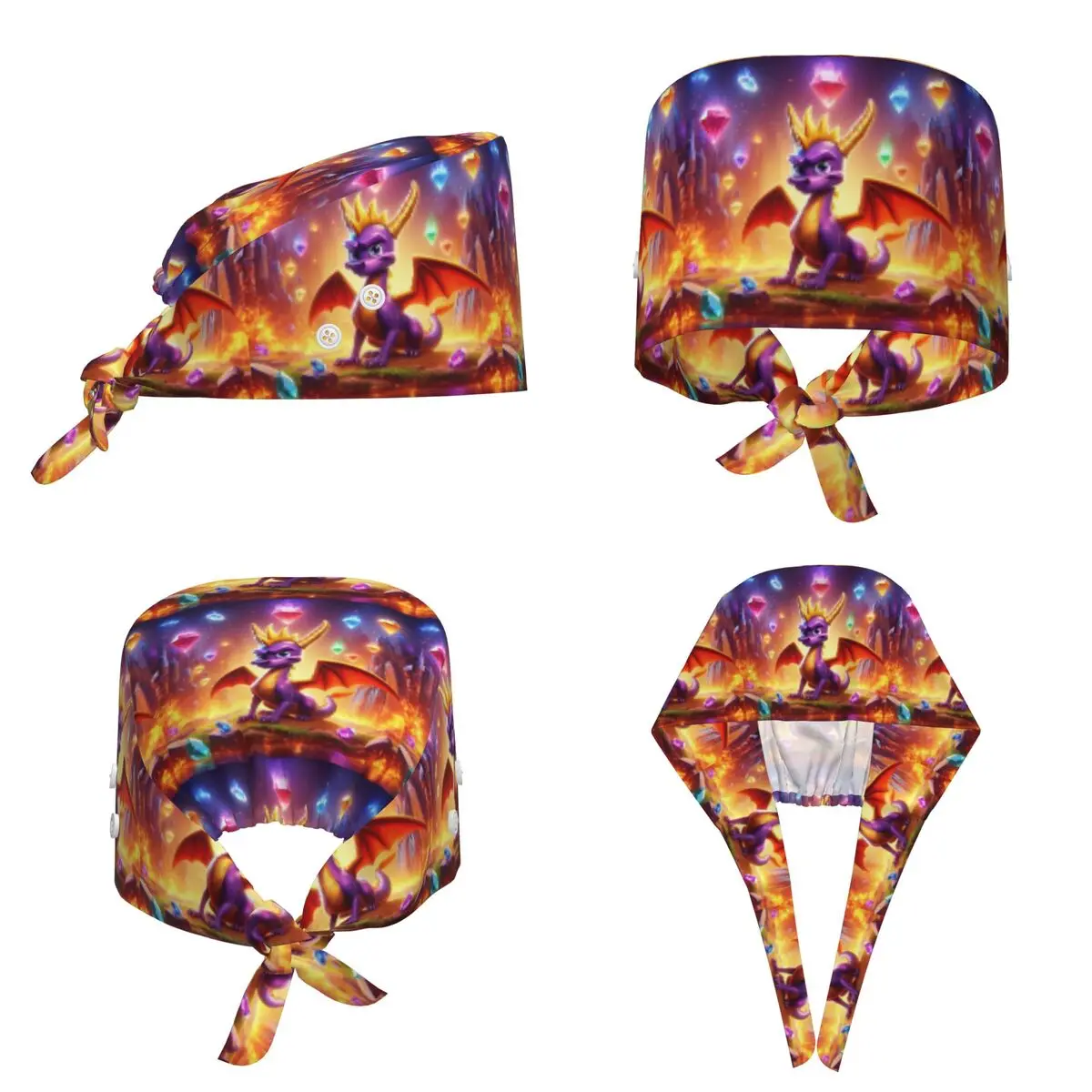 Casquette chirurgicale Ice Spyro, bonnet de travail pour médecins, hommes et femmes, ajustable, pour infirmières et dentistes