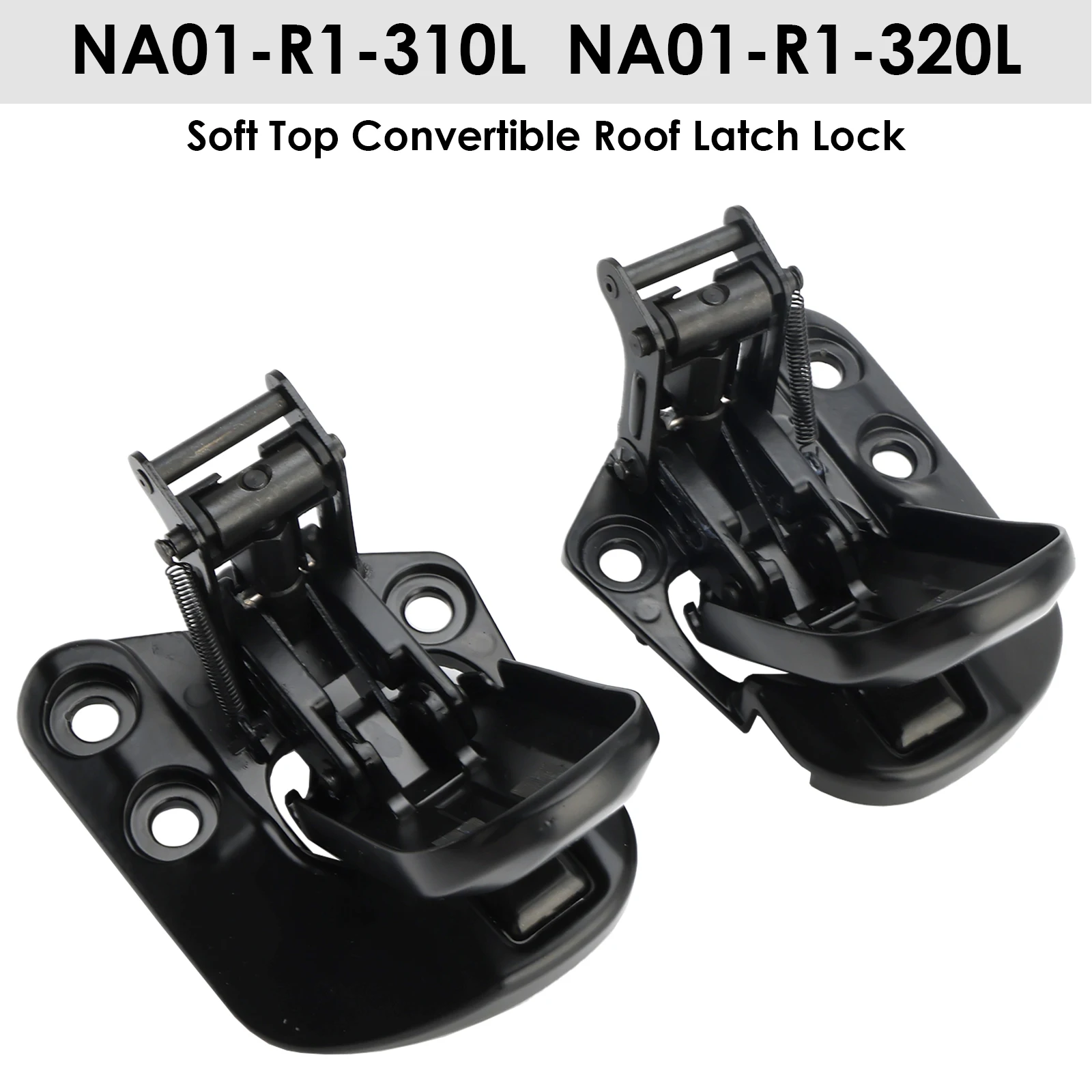 

Artudatech Soft Top Convertible Roof Latch Lock for Mazda Miata 1990-2000 2001 2002 2003 NA01-R1-310L NA01-R1-320L