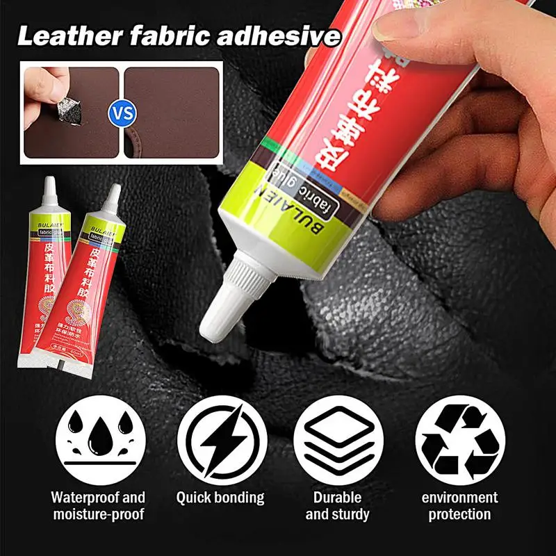 Colle Adhésive pour Cuir, Portable, Instantané, Multifonctionnel, Artisanat, Spécial, Réparation