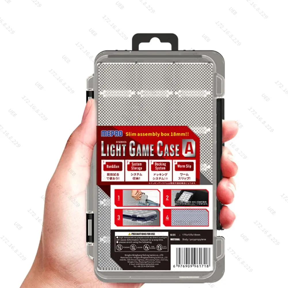 Universal Fishing Lure Box Waterproof Fishing Tackle Boxes Compartments Shockproof Adjustable Partition Fishing Gear Accessories