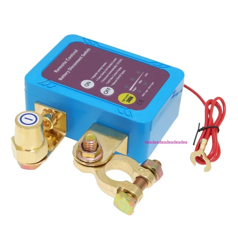 

12V 240A Kill Switch Remote Battery Disconnect Switch Automatic Power Shut Off Remote Control Switch for Car Truck Customized