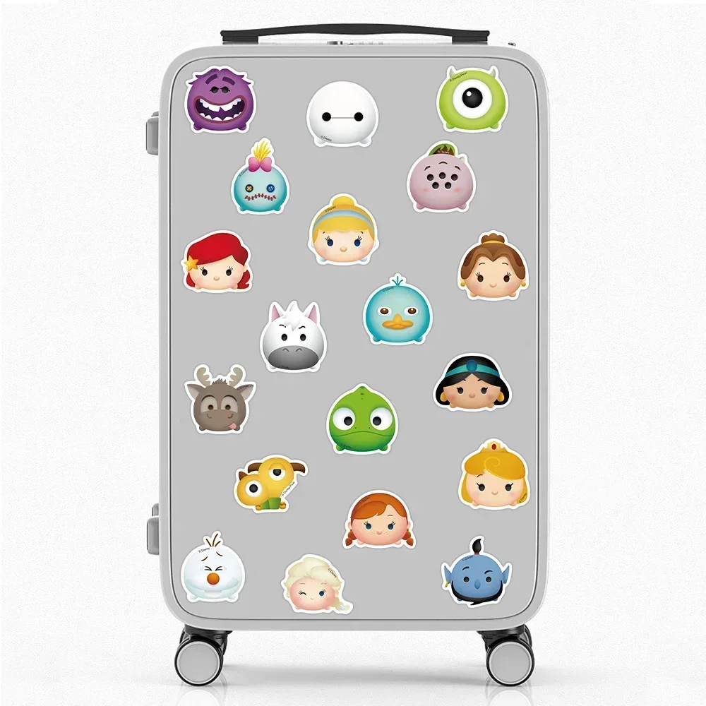 50pcs Disney Mix Cartoon Stickers Tsum Tsum Stitch Micky Princess Graffiti Decals Laptop Luggage Waterproof Sticker Kid Gift