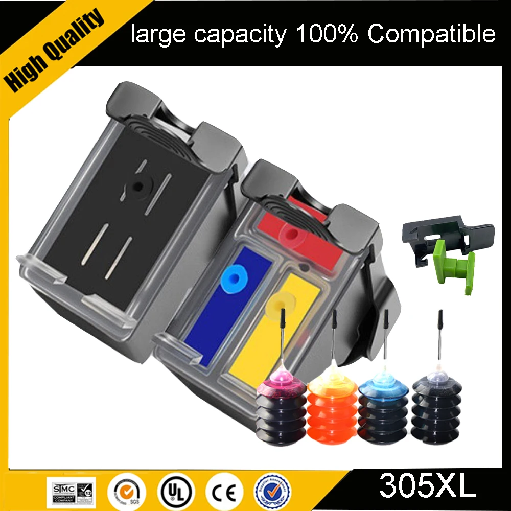Einkshop Compatible 305XL For HP305 305 XL Ink Cartridge For HP DeskJet Printer 2700 2710 2721 2722 4120 4110 4130 1210 6010
