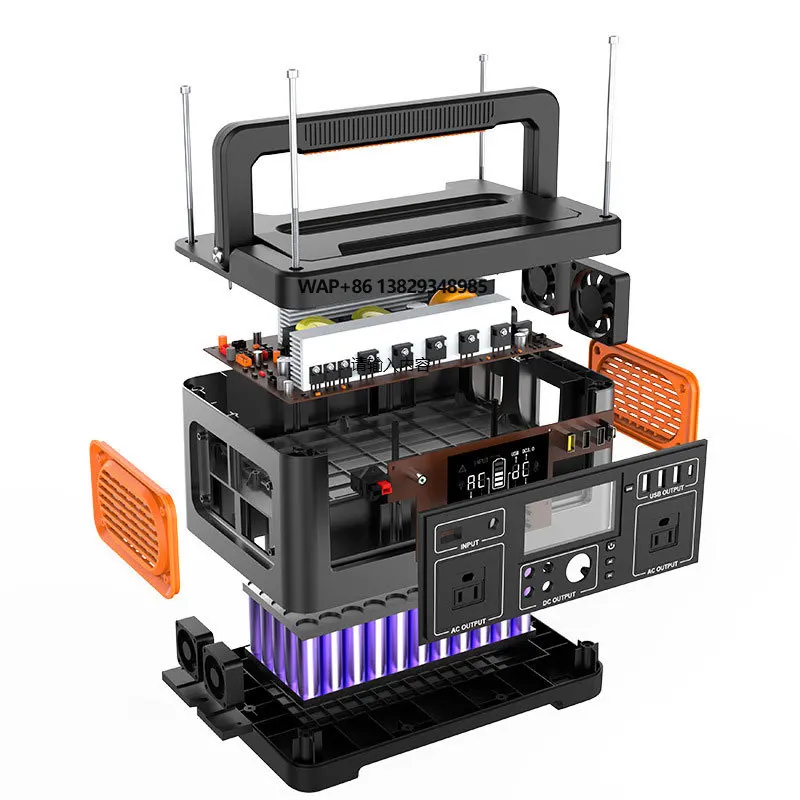 

Camping activity energy storage battery 120 watts solar generator 500 watts 1008Wh lithium-ion battery portable power station