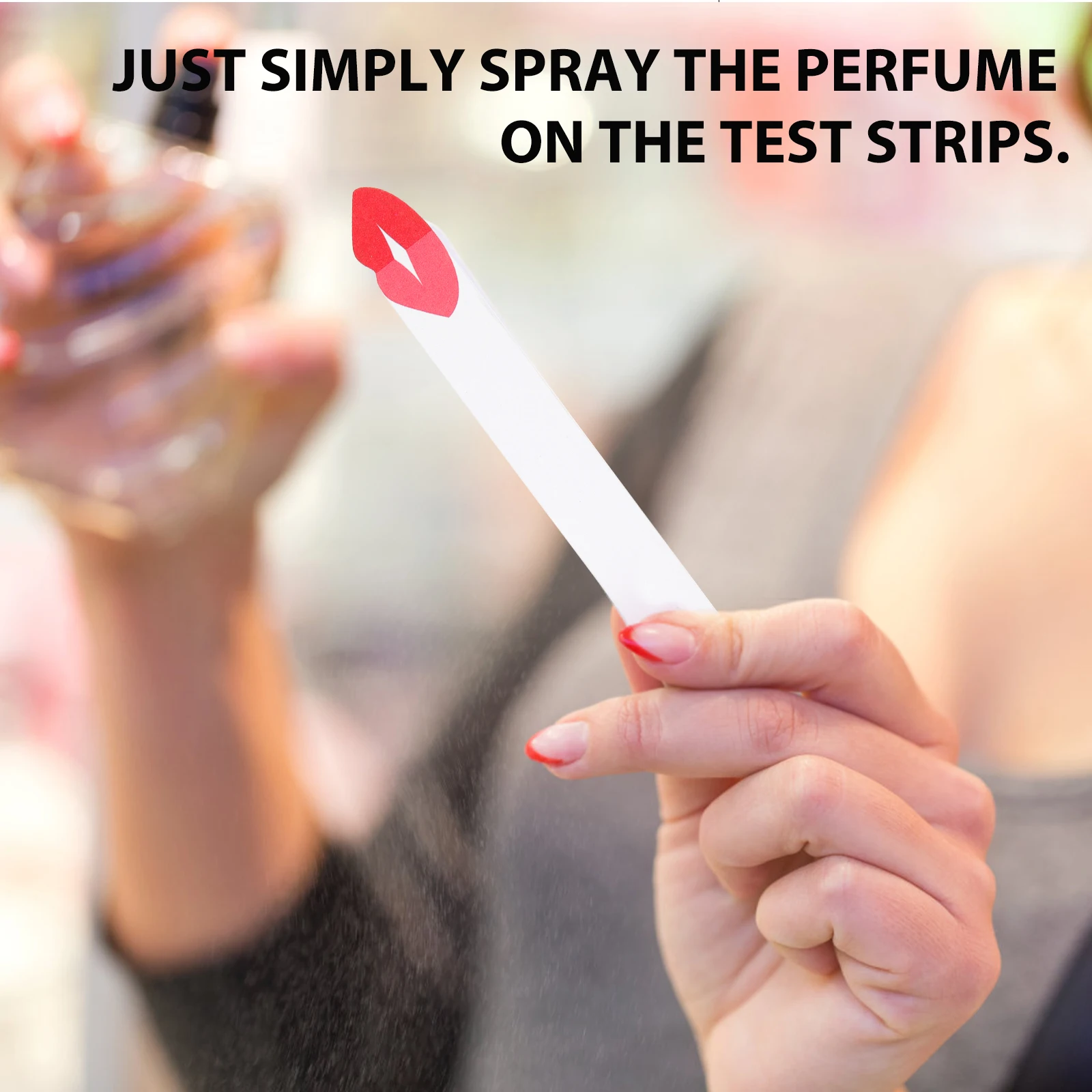 

100Pcs Perfume Test Strips Fast Absorbent Paper for Aromatherapy Oil Fragrance Sampling Lightweight Scents Testing Strips