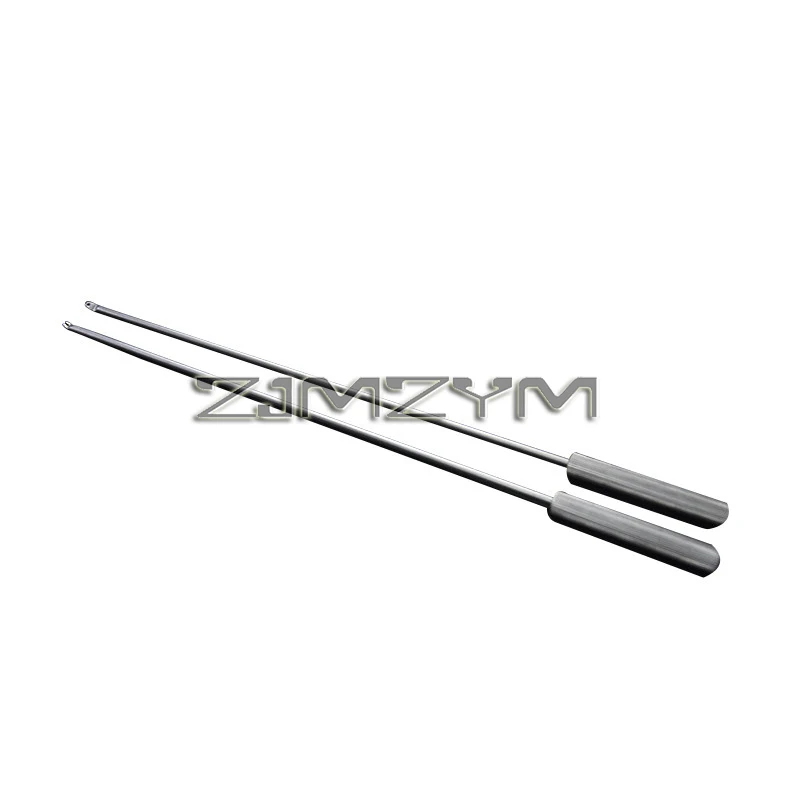 1 Piece Laparoscopic Knot Pusher Open Closed Tip Veterinary Pet Laparoscopy Operation Tool Instrument