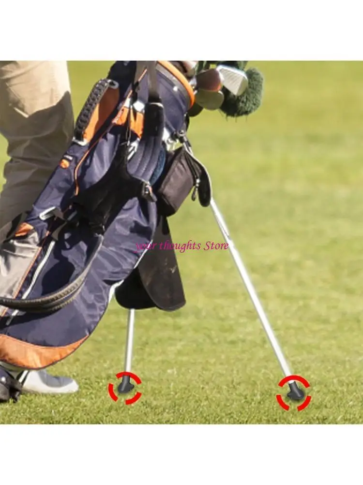 2Pcs Golf Bag Base Attachment Golf Bag Stand Rubber Feet Replacement Pad 4XBB