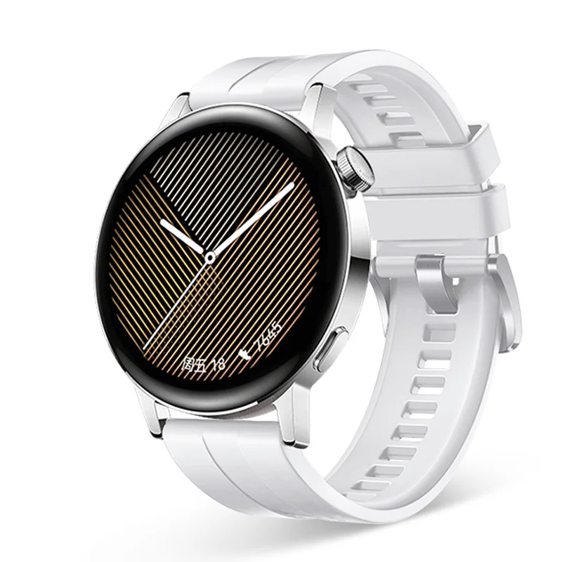 Universal 22Mm ซิลิโคนสำหรับ Huawei นาฬิกา GT3 GT2 46Mm Smart Watch Honor Magic นาฬิกาสายรัดข้อมือสายรัดข้อมือ