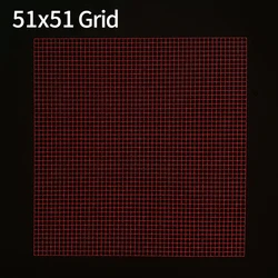 DOE Square 51x51 Grid Waterproof D20X90mm Focusable 638nm Red Line 50mW100mW 150mW Laser Module (Free with Standard Bracket)