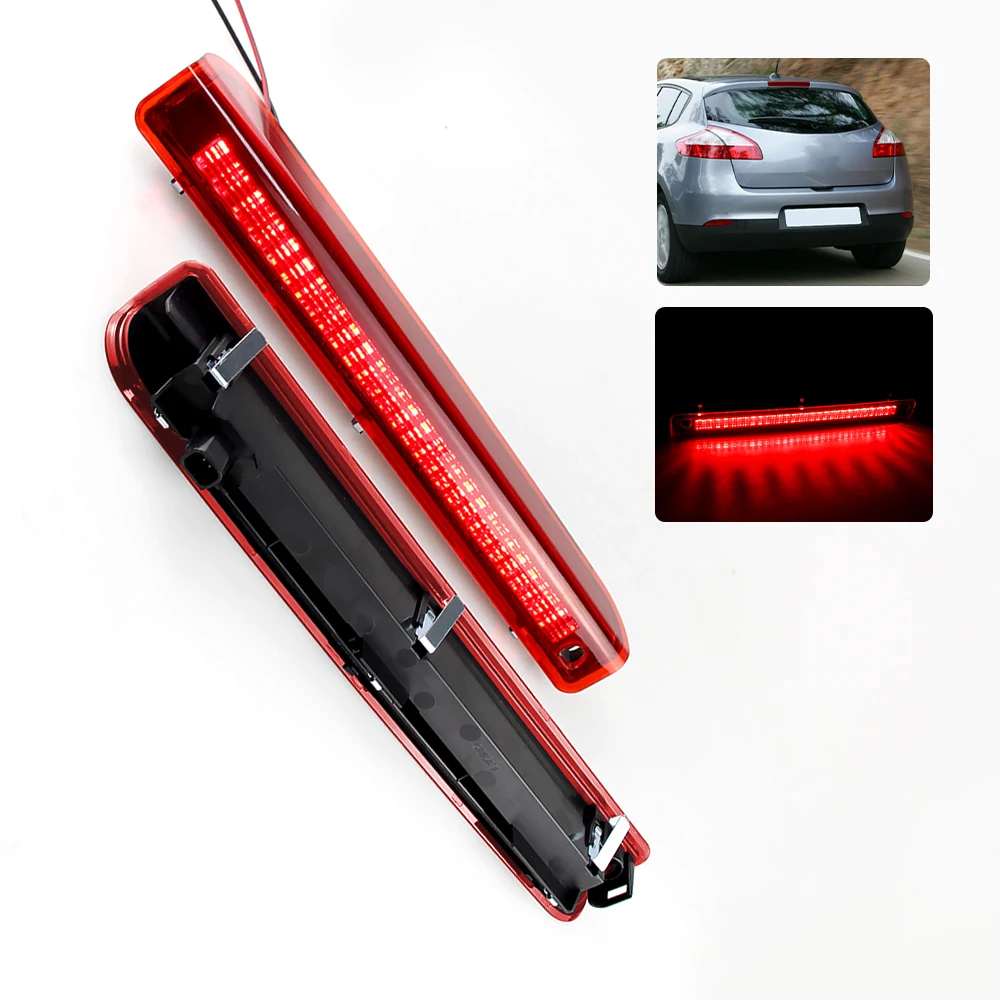 

1PC For Renault Megane Hatchback MK3 2008 2009 2010 2011 2012 2013-2016 Center High Mount Stop Light 12V Rear Window Brake Light