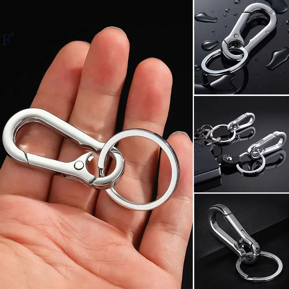 

Подарок, карабин на поясной ремень, пружинный брелок для ключей, маленькие кольца для ключей, держатель для автомобильных ключей, кольцо для ключей на талию, уличный инструмент, автомобильный кулон