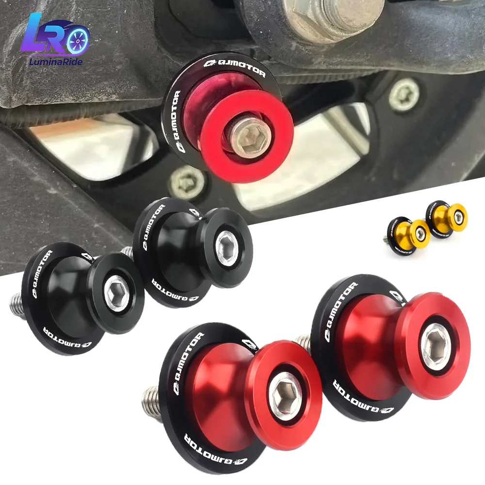 

M6 Hot Selling Swingarm Sliders Spools Fit For QJMOTO QJ SRT 800 800X 800SX SVT 650 X SRT700 Motorcycle Accessories Screws Stand