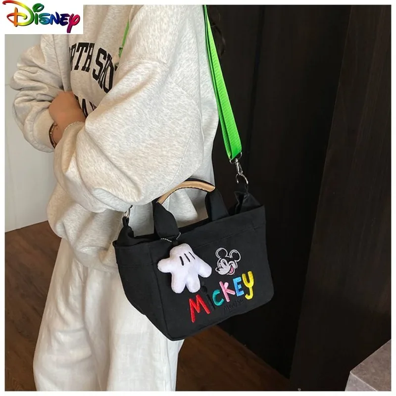 

Disney Fashion Light Luxury Cartoon Mickey Cross Bag Women's Leisure Versatile Storage Mobile Money Handbag Dual Use