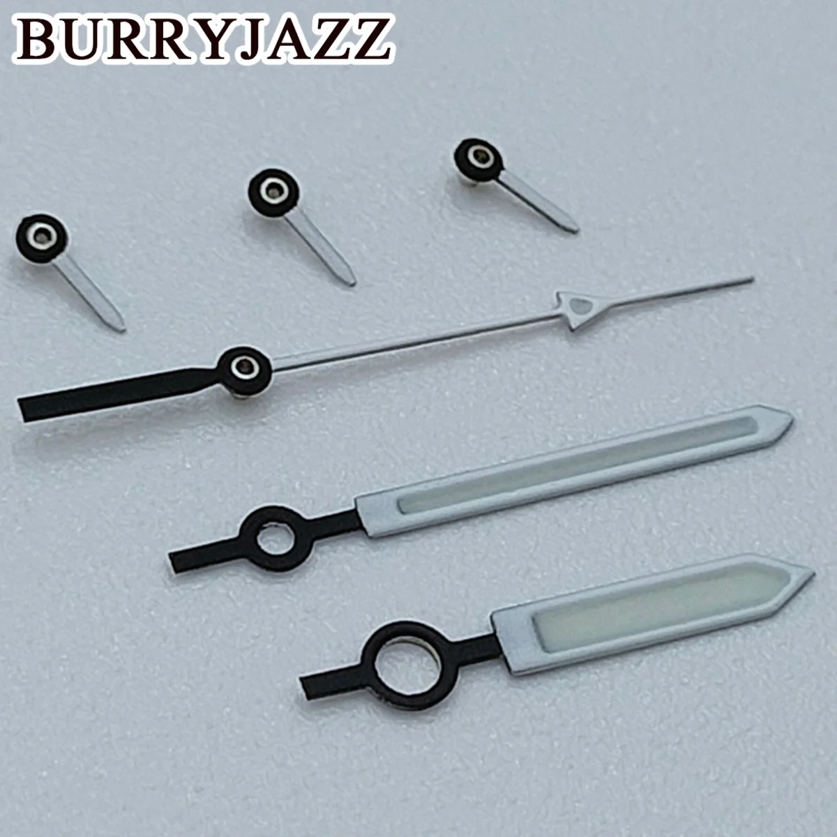 BURRYJAZZ VK63 Watch Hands Green Luminous 32.5mm Dial 6 Pointer Suitable For Quartz Movement VK63A Watch Pointer Accessories