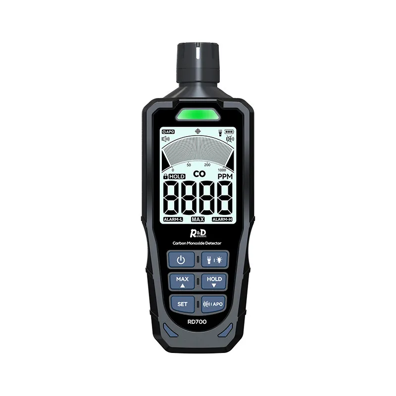 Portable CO2 Detector with High-precision Alarm Function, Suitable for Home and Industrial Use.