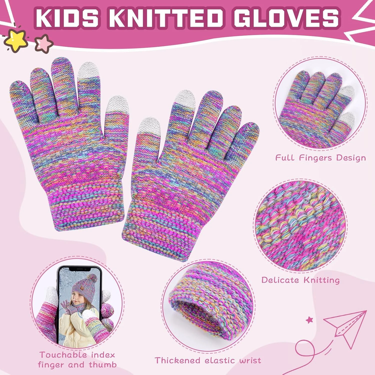 MuqiNush Warm Knitted Gloves f - Cycling Gear Cold Weather review and price