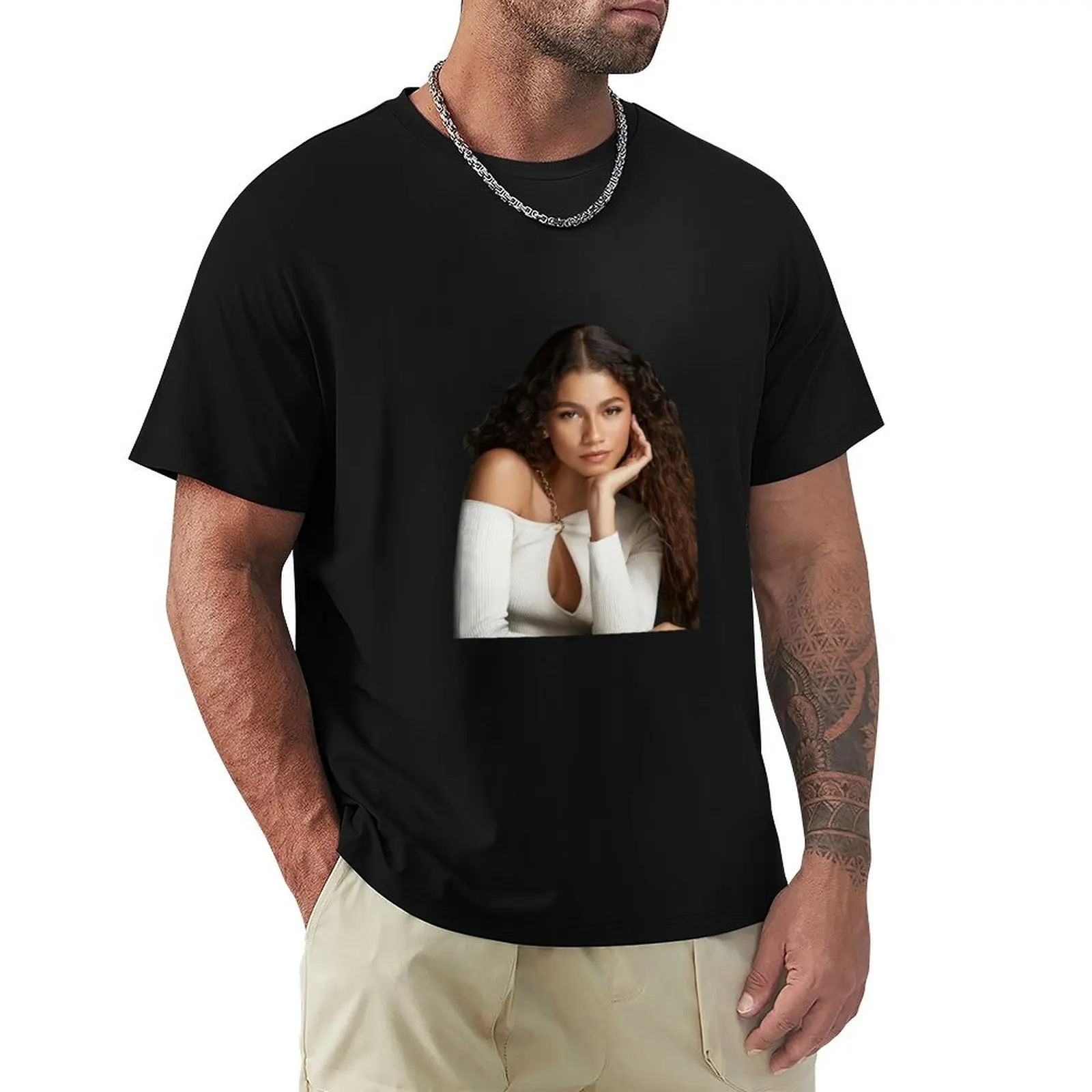 

zendaya- rue T-Shirt luxury t-shirt tees anime clothes Anime t-shirt tee shirts for men
