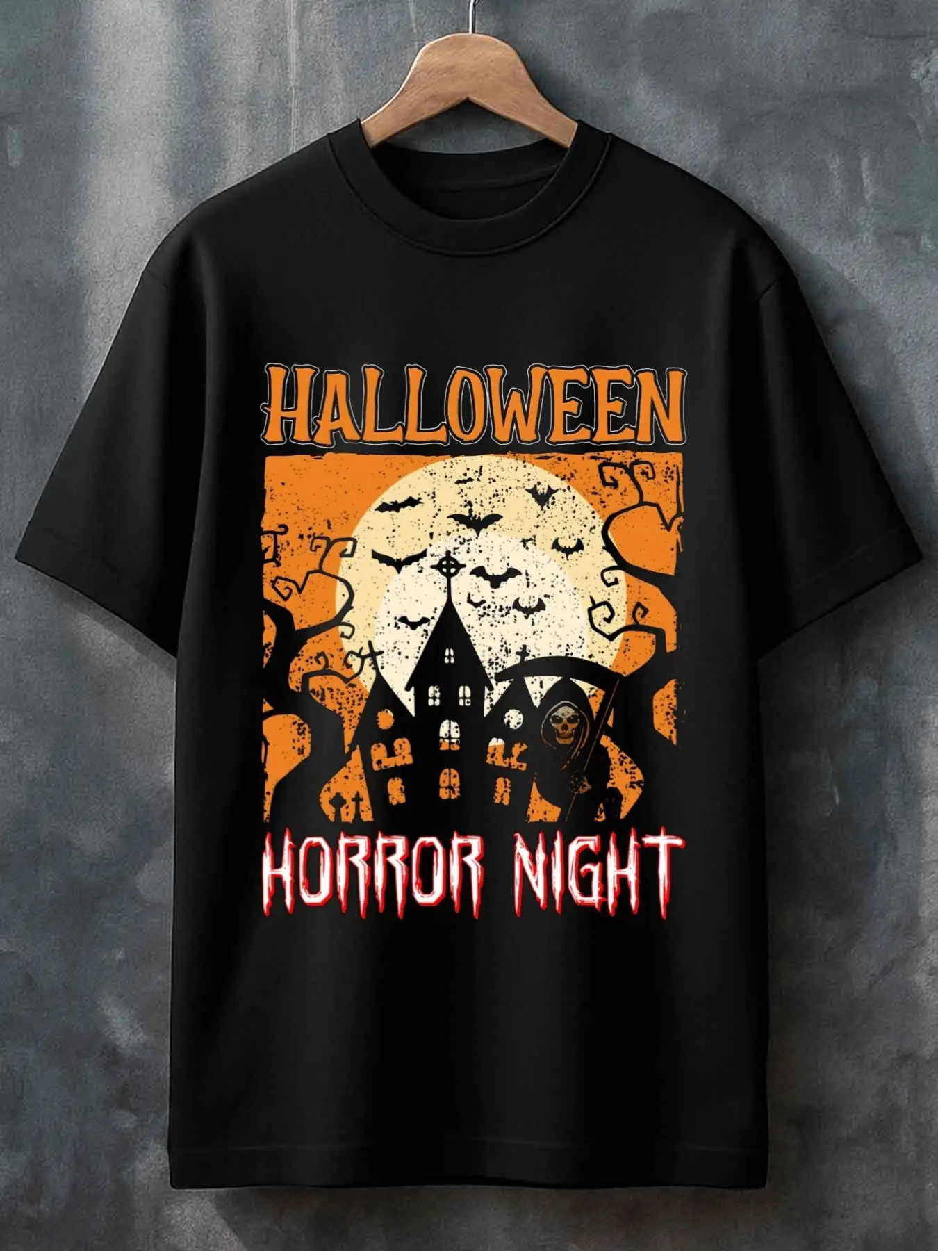 

Top Pick Local1pc Men's Halloween Horror Outdoor Graphic T-Shirt