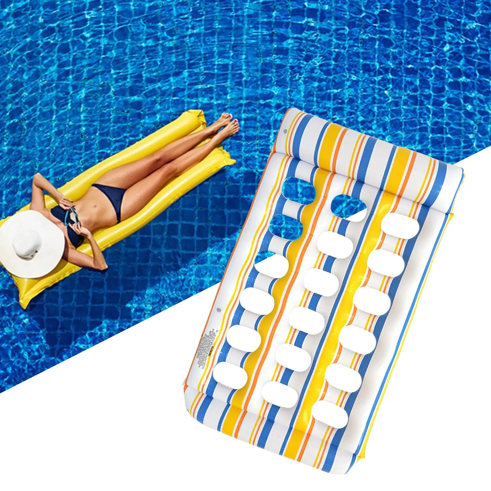 

Надувной шезлонг для бассейна, надувной гамак для мужчин и женщин, многоцелевой, сверхмощный